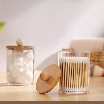 Obrázek z Sada 3 dóz na vatové tampony a ušní tyčinky 
