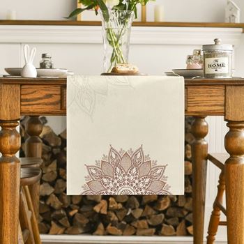 Obrázek z Běhoun na stůl 180 cm - mandala 