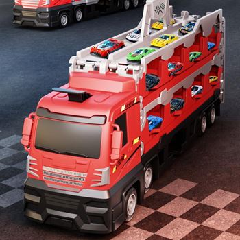 Obrázek z Rozkládací kamion - autodráha s autíčky 