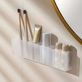 Obrázek z Nalepovací organizér se 3 přihrádkami - průhledný 