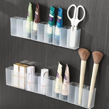 Obrázek z Nalepovací organizér se 3 přihrádkami - průhledný 