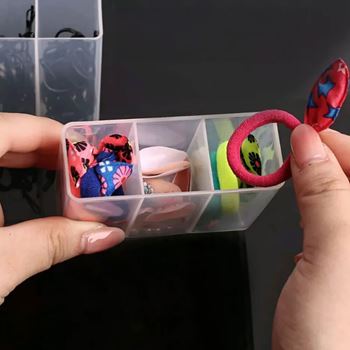 Obrázek z Nalepovací organizér se 3 přihrádkami - průhledný 