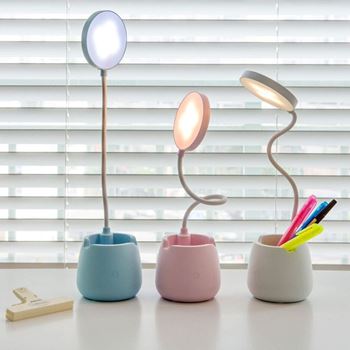 Obrázek z Dotyková lampa se stojanem na telefon  