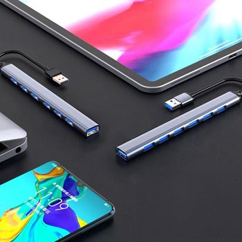 Obrázek z Víceportový adaptér USB 7 v 1 