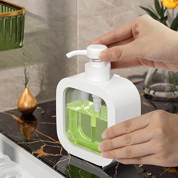 Obrázek z Průhledný dávkovač mýdla 300 ml 