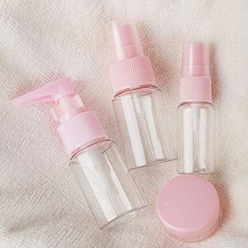 Obrázek z Sada cestovních lahviček na kosmetiku v taštičce do letadla 50 ml 