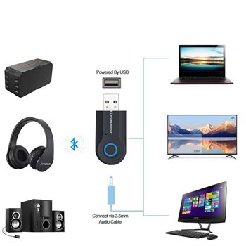 Obrázek Bluetooth audio transmitter/vysílač, USB a 3,5 mm JACK
