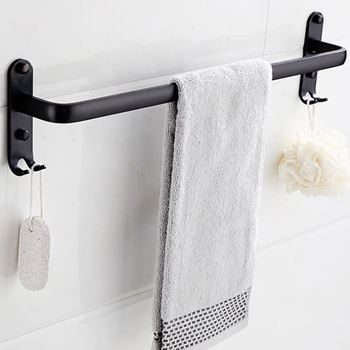 Obrázek z Nalepovací věšák na ručník, s háčky 