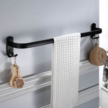 Obrázek Nalepovací věšák na ručník, s háčky