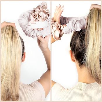 Obrázek z Saténová gumička na vlny bez použití tepla 