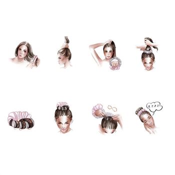 Obrázek z Saténová gumička na vlny bez použití tepla 