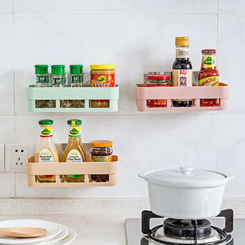 Obrázek z Nalepovací polička do koupelny/kuchyně - mátová 