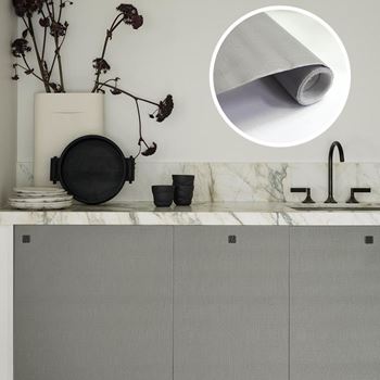 Obrázek Matná samolepící tapeta 200 x 60 cm - šedá