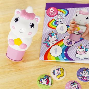 Obrázek z Razítko se samolepkami - jednorožec 