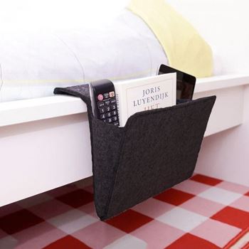 Obrázek Závěsný kapsář / organizér na postel - černý