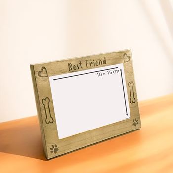 Obrázek Dřevěný fotorámeček "Best Friend", 10 x 15 cm