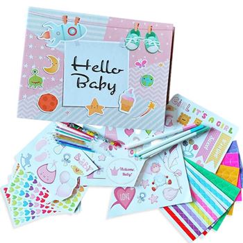 Obrázek Zážitkový deník/dětské fotoalbum + kreativní sada samolepek