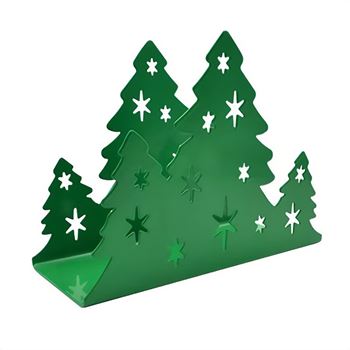 Obrázek Kovový držák na ubrousky - vánoční stromek