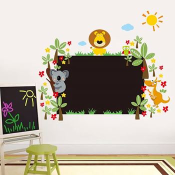 Obrázek z Dětská nalepovací tabule s křídovým perem 