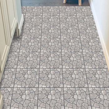 Obrázek Samolepicí obklad s kamenným vzorem 30x30 cm 10 ks - světle šedá