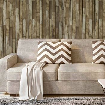 Obrázek z 3D tapeta dřevo - hnědé 