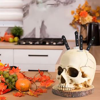 Obrázek z Držák na nože lebka 