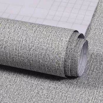 Obrázek Vinylová tapeta na zeď 300 cm - šedá