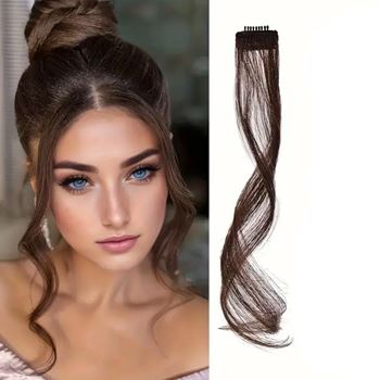 Obrázek z Příčesek do vlasů na klipu melír - hnědý 