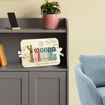 Obrázek z Svatební dar - dřevěné pouzdro na peníze 