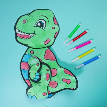 Obrázek z Nafukovací omalovánka - T-Rex 