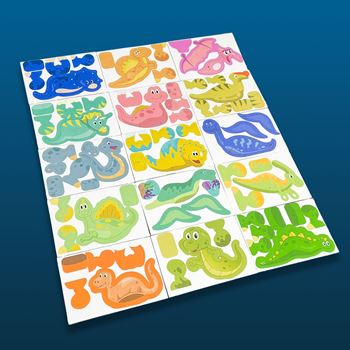 Obrázek 3D puzzle dinosauři