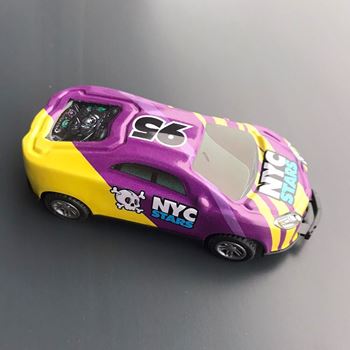 Obrázek Kaskadérské skákací autíčko - žluto fialové