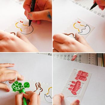 Obrázek z Sada šablon na malování 27 obrázků 