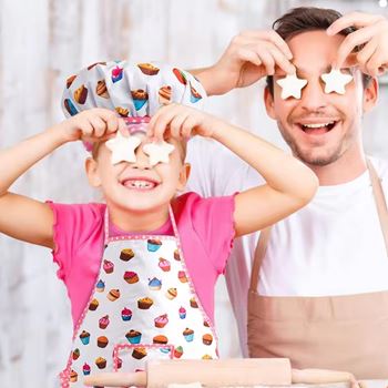 Obrázek z Dětská pekařská sada s nádobím a zástěrou  