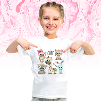 Obrázek z Nažehlovací obrázky na oblečení - zvířátka velké 