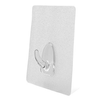 Obrázek 10 ks přilnavých háčků bez vrtání 