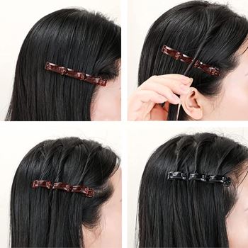 Obrázek z Klip do vlasů se sponkami - černý 