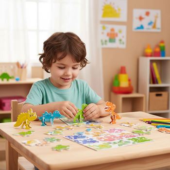 Obrázek 3D puzzle dinosauři 25 ks