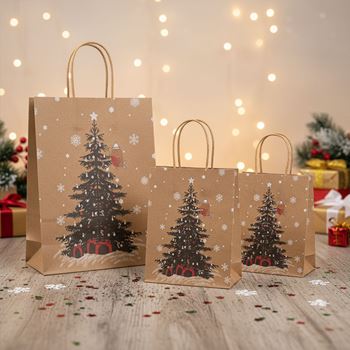 Obrázek z Vánoční taška - velikost S - stromeček 