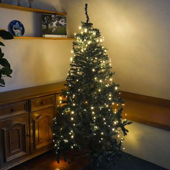 Obrázek Vánoční LED osvětlení s dálkovým ovladačem - bez motání s rovnoměrným rozložením světýlek