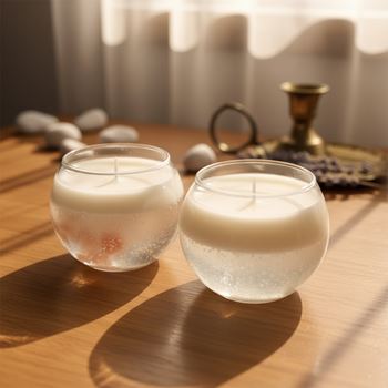 Obrázek z Gelová svíčka - světle růžová 