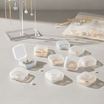 Obrázek z 5 ks Mini úložná krabička 3,5 x 3,5 cm 