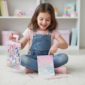 Obrázek z Sada školních pomůcek pro děti - jednorožec 