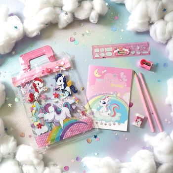 Obrázek z Sada školních pomůcek pro děti - jednorožec 