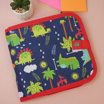 Obrázek z Dětská kreslící knížka s fixy - dinosauři 