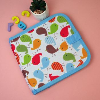 Obrázek Dětská kreslící knížka s fixy - ptáčci