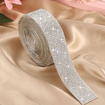 Obrázek z Dekorativní samolepící páska s kamínky 