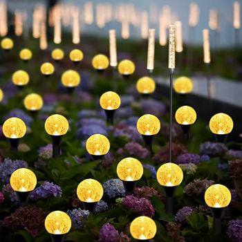 Obrázek Solární bublinková svítidla do země 10 ks