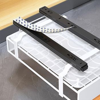 Obrázek z Výsuvný organizér a odkapávač na talíře 