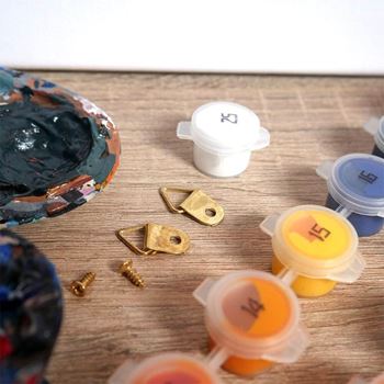 Obrázek z Dárková sada na malování - plátno 50x40 cm, sada barev a štětce 